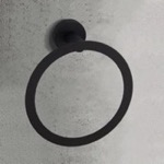 Nameeks NCB105 Modern Matte Black Towel Ring